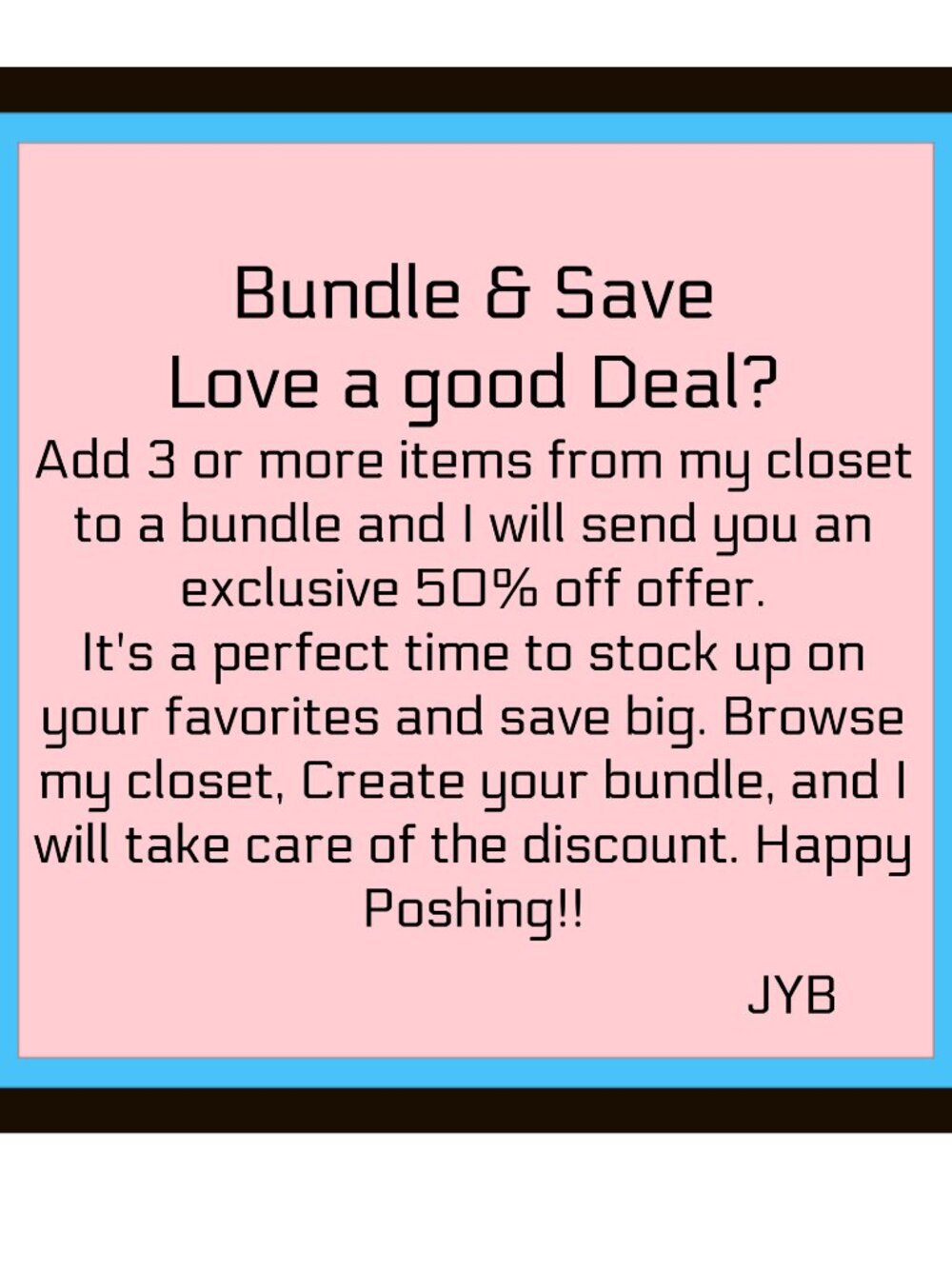 💥50% OFF BUNDLE SALE💥ADD 3 OR MORE ITEMS TO BUNDLE- GET 50 OFF OFFER💥